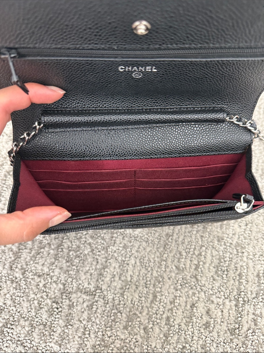 Black Quilted Crossbody Bag - Picture 3 of 6